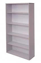 SPBC18 Rapid Vibe Bookcase 900 W X 315 D X 1800 H. 4 Shelves. All Grey